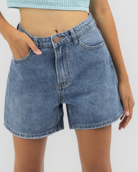 DESU Girls' Byron Mid Denim Shorts for Womens image number null