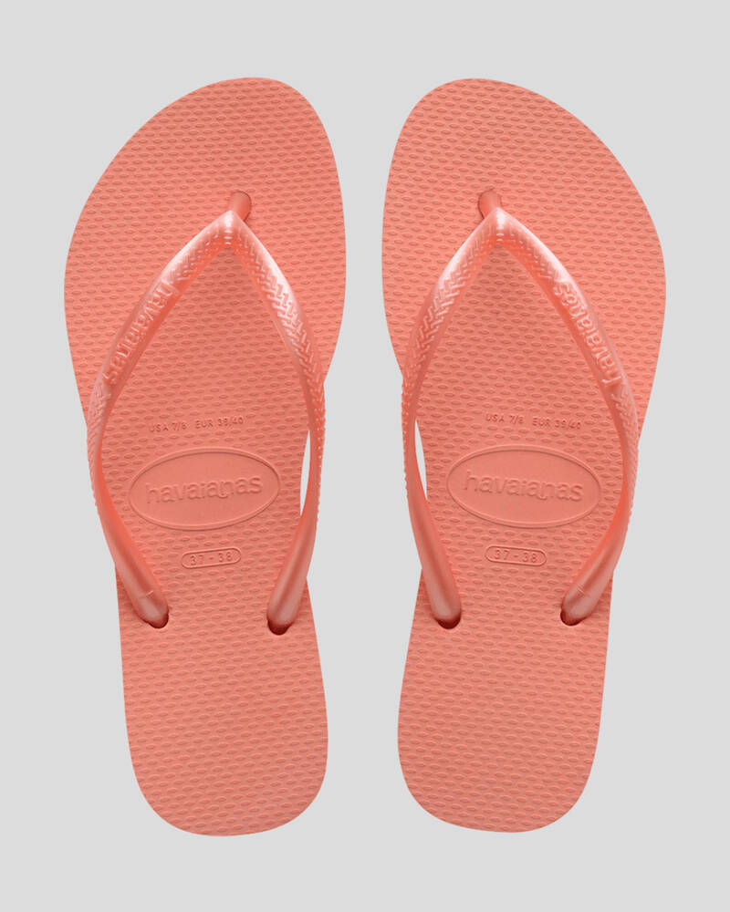 Havaianas Slim Metallic Thongs for Womens