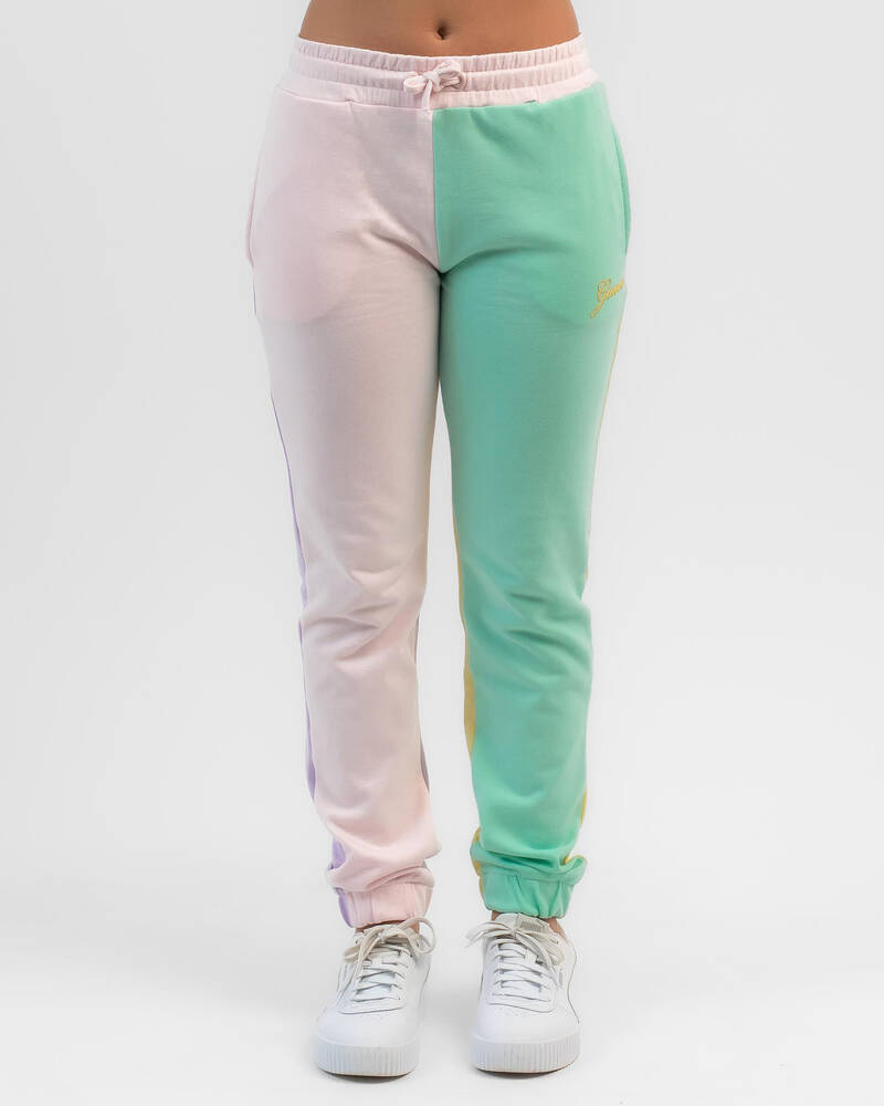 GUESS Girls' Colour Block Track Pants for Womens