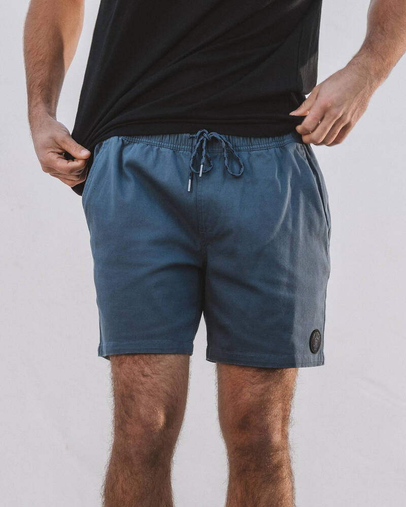 Salty Life Vision Elastic Waist Shorts for Mens