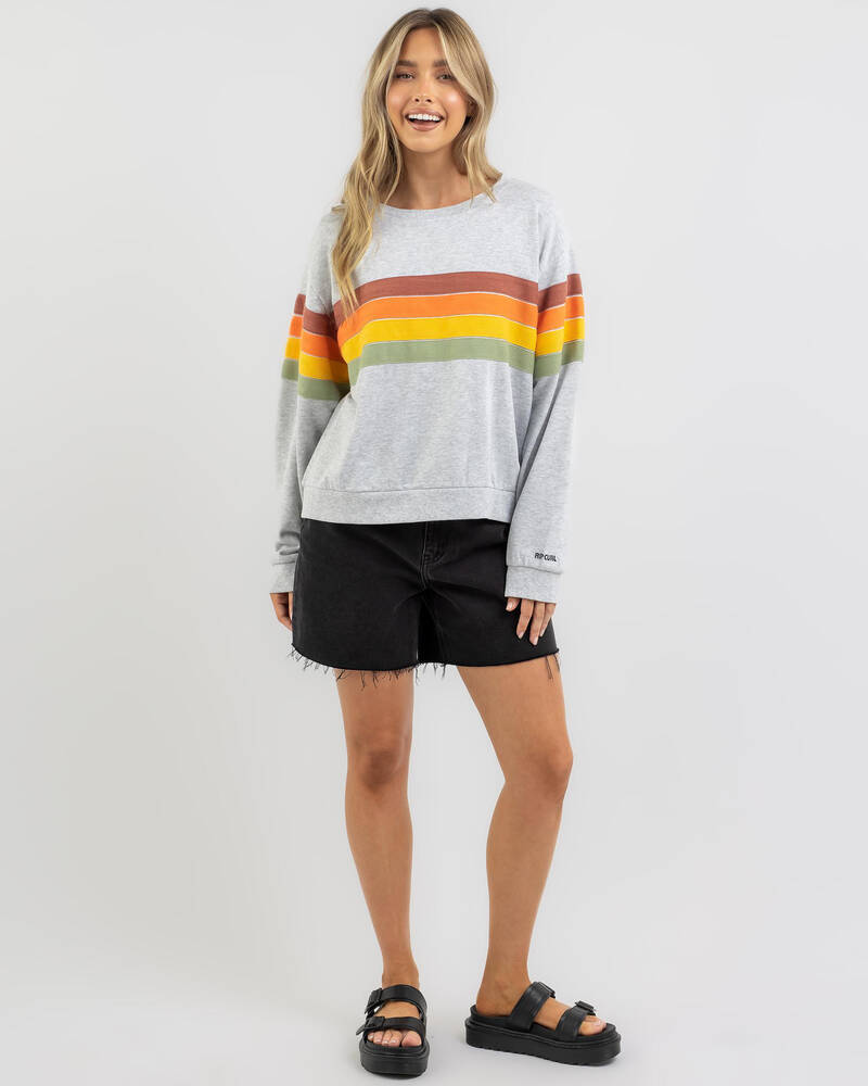 Rip Curl Trippin Crewneck Sweatshirt for Womens