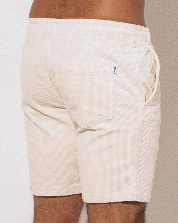 Skylark Shale Elastic Waist Shorts for Mens