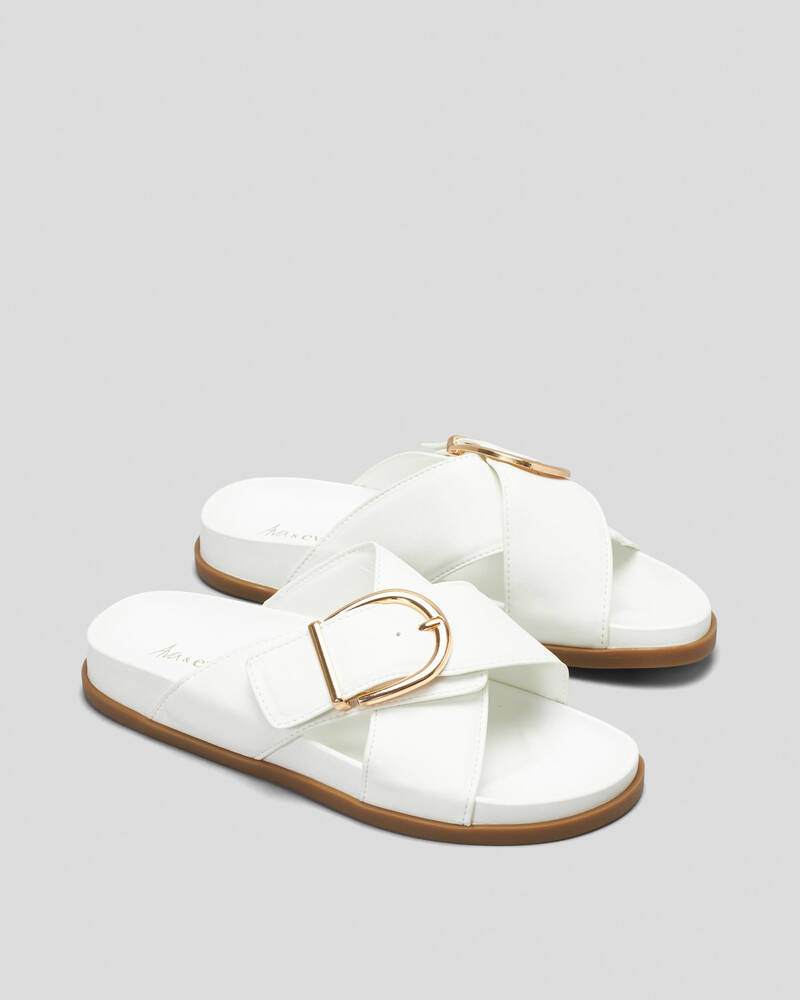 Ava And Ever Prague Slide Sandals for Womens