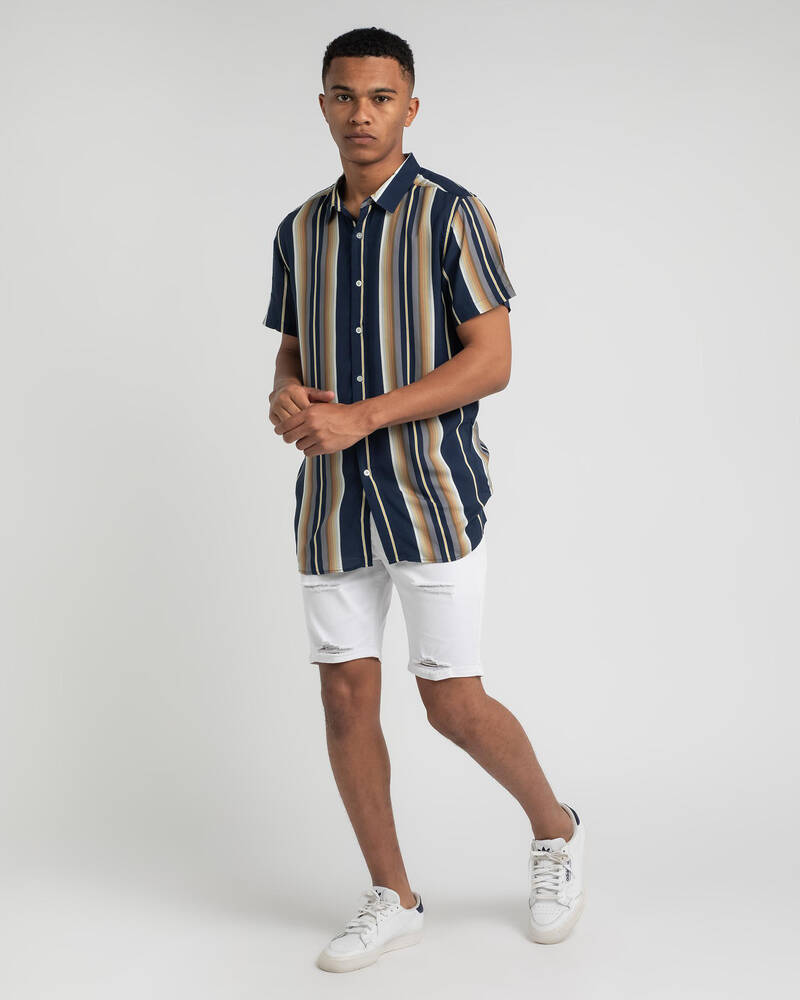 Lucid Out of Line Short Sleeve Shirt for Mens