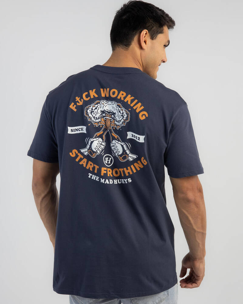 The Mad Hueys Start Frothing T-Shirt for Mens