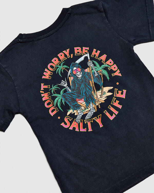 Salty Life Toddlers' Be Happy T-Shirt for Mens