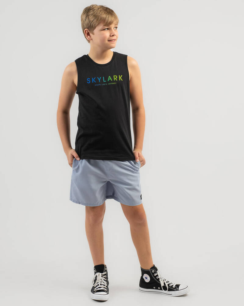 Skylark Boys' Ombre Muscle Tank for Mens