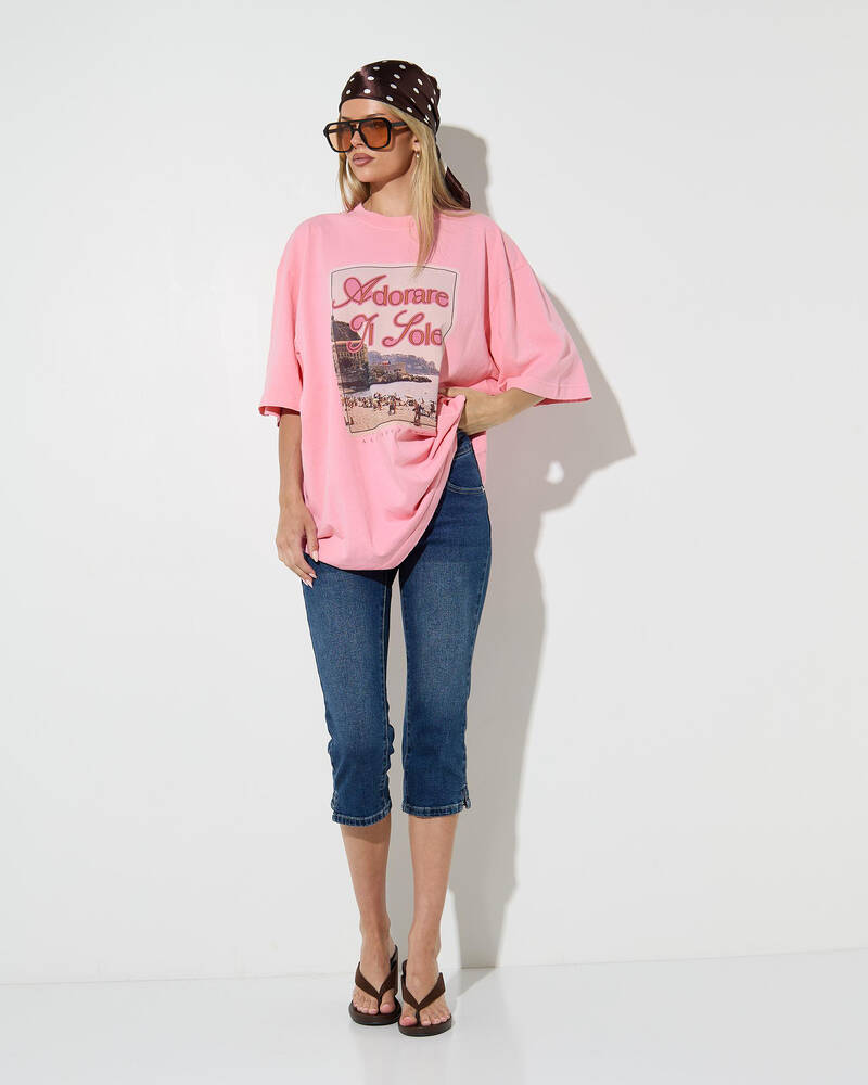 All About Eve Coastline Oversized T-Shirt for Womens