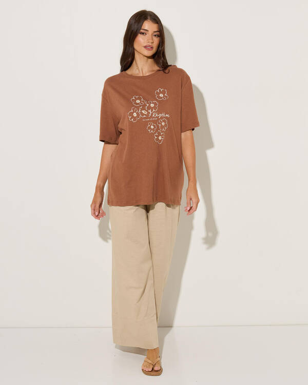Rhythm Lulu Floral Oversized T-Shirt for Womens