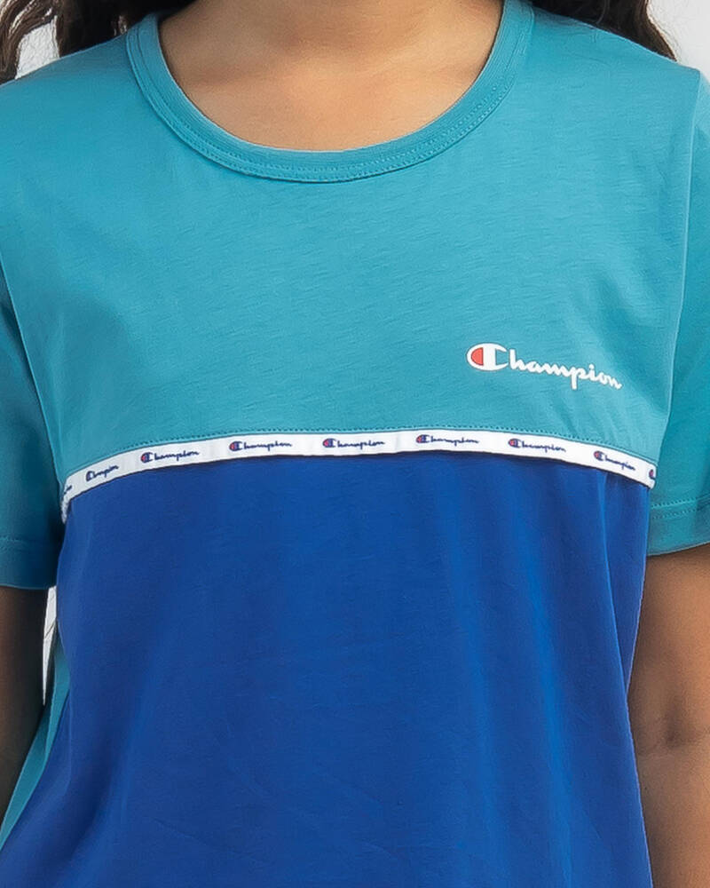 Champion Girls' Colour Block T-Shirt for Womens