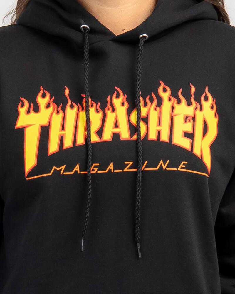 Thrasher Flame Hoodie for Womens