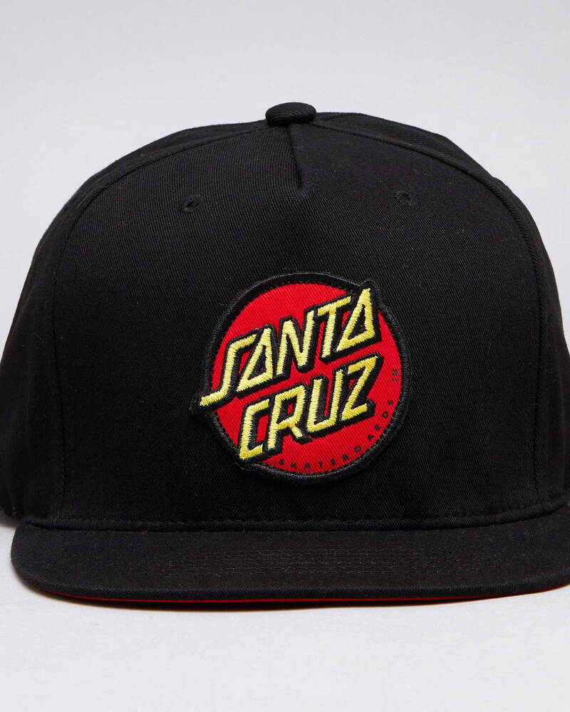 Santa Cruz Classic Patch Snapback Cap for Mens