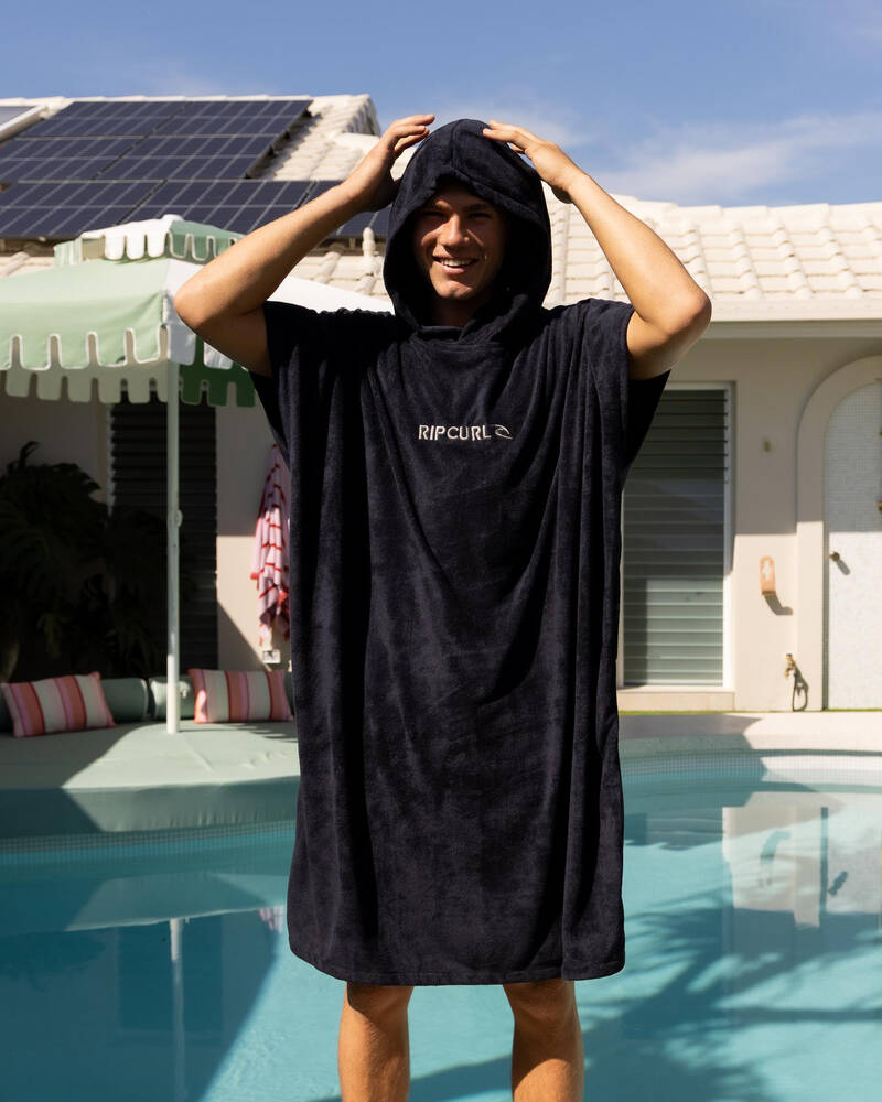 Rip Curl Brand Hooded Towel for Mens