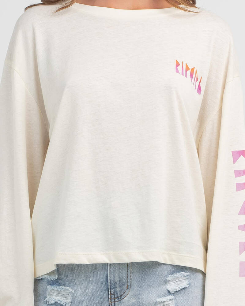 Rip Curl Wave Shapers Long Sleeve T-Shirt for Womens
