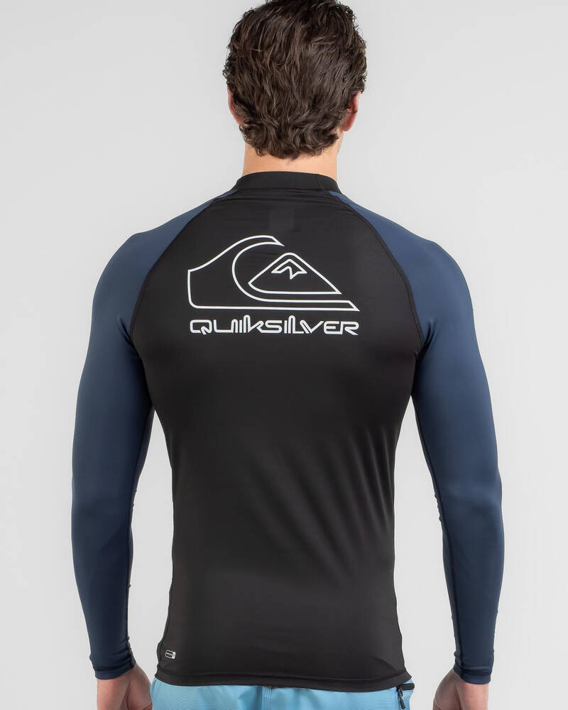 Quiksilver On Tour Long Sleeve Rash Vest for Mens