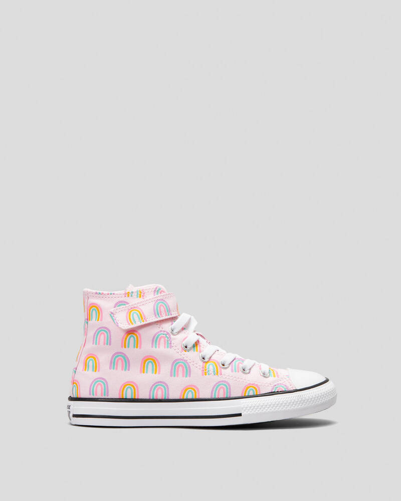 Converse Girls' Chuck Taylor All Star Easy On Rainbow Shoes for Womens