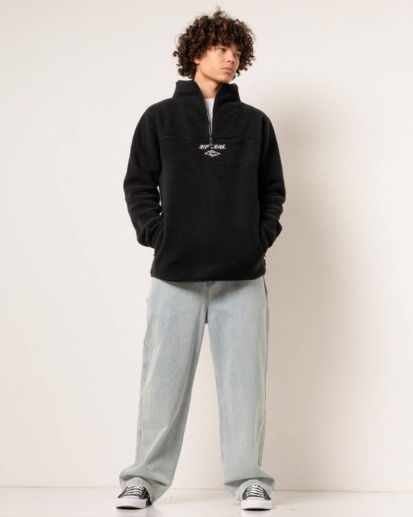 Rip Curl Bells Polar Fleece Pullover Sweatshirt for Mens