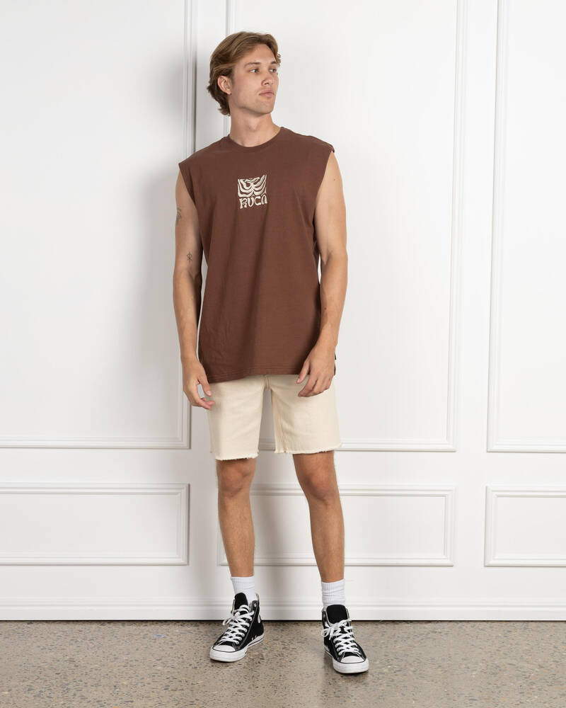 RVCA Fronds Muscle Tank for Mens