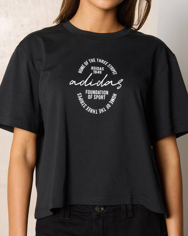 adidas Brand Love Signature Graphic T-Shirt for Womens