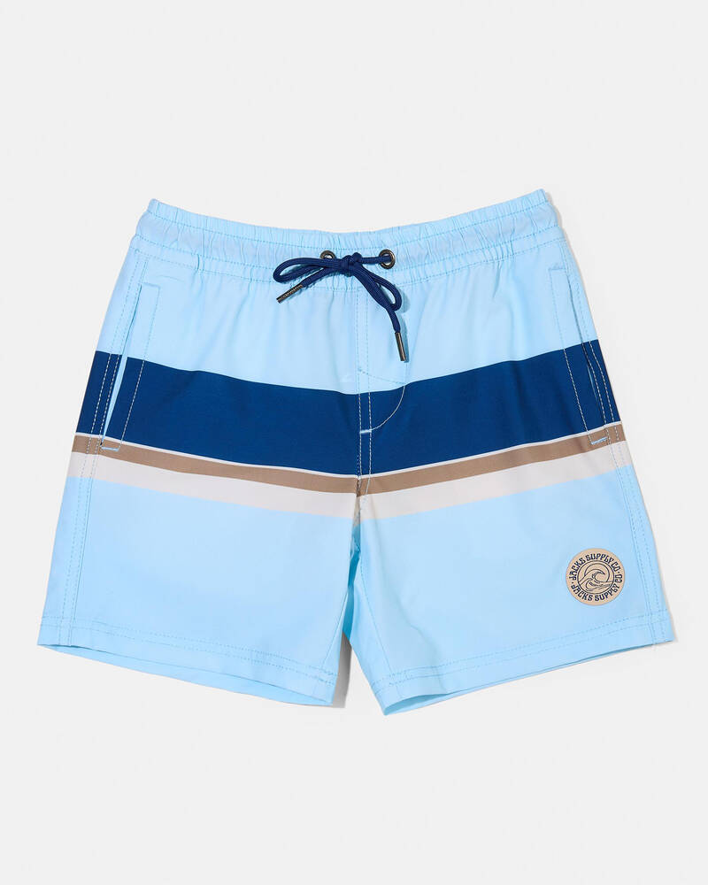 Jacks Toddlers' Retro Wave Elastic Waist Shorts for Mens