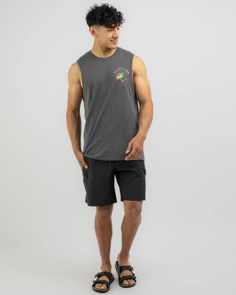 Salty Life Skull Duggery Muscle Tank for Mens