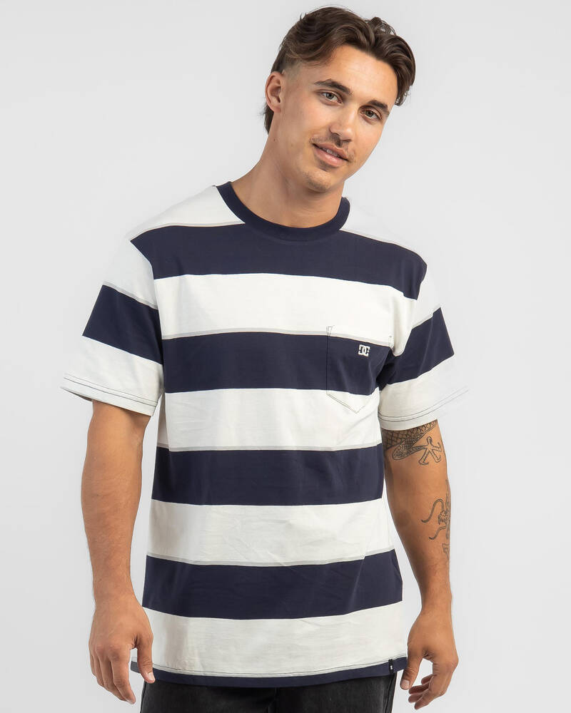 DC Shoes Crate Stripe T-Shirt for Mens