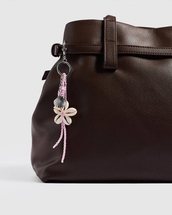 Karyn In LA Cowrie Large Bag Charm for Womens