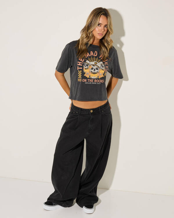 The Mad Hueys Triple On The Rocks Boxy T-Shirt for Womens