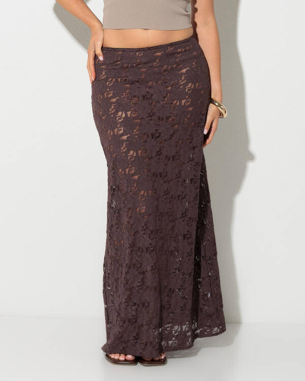 Meli French Lace Maxi Skirt
