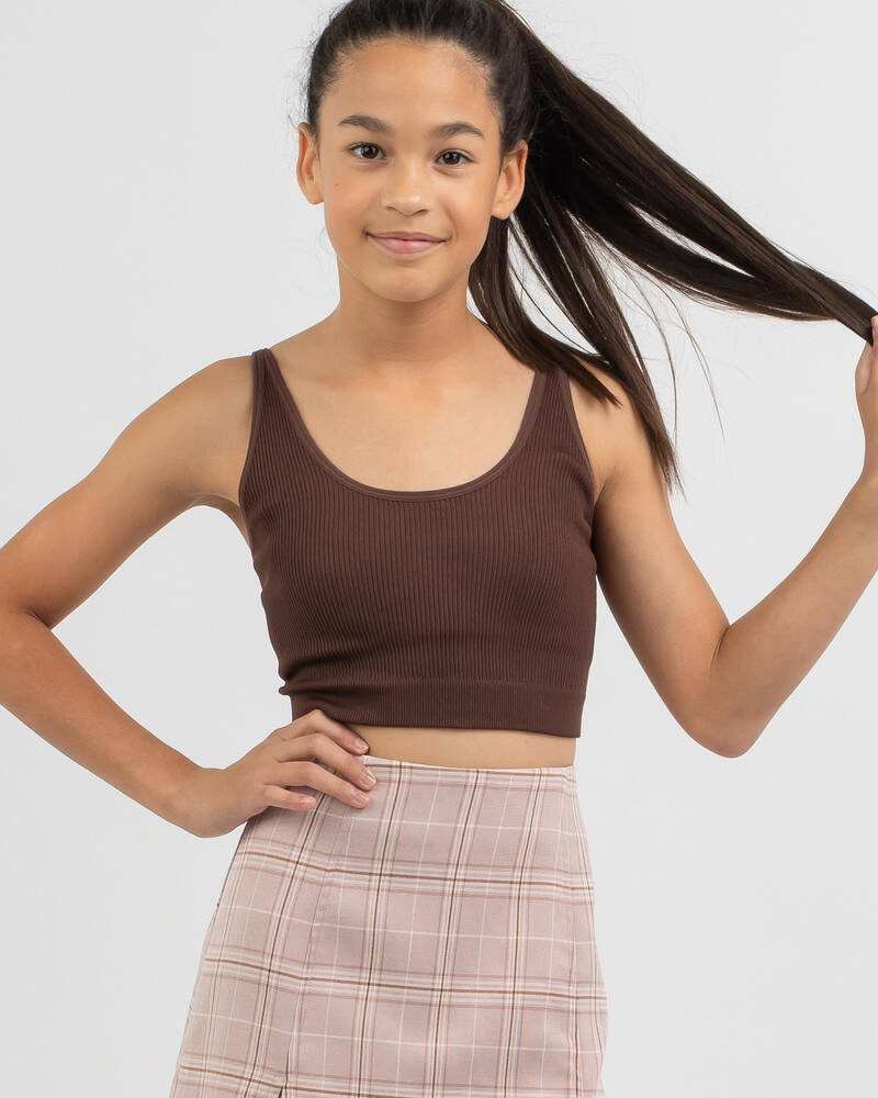 Mooloola Girls' Mickey Seamfree Crop Top for Womens