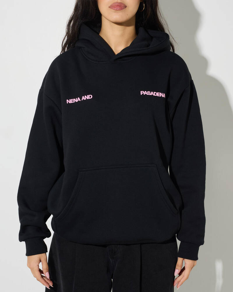 Nena & Pasadena Neonix Relaxed Fit Hoodie for Womens