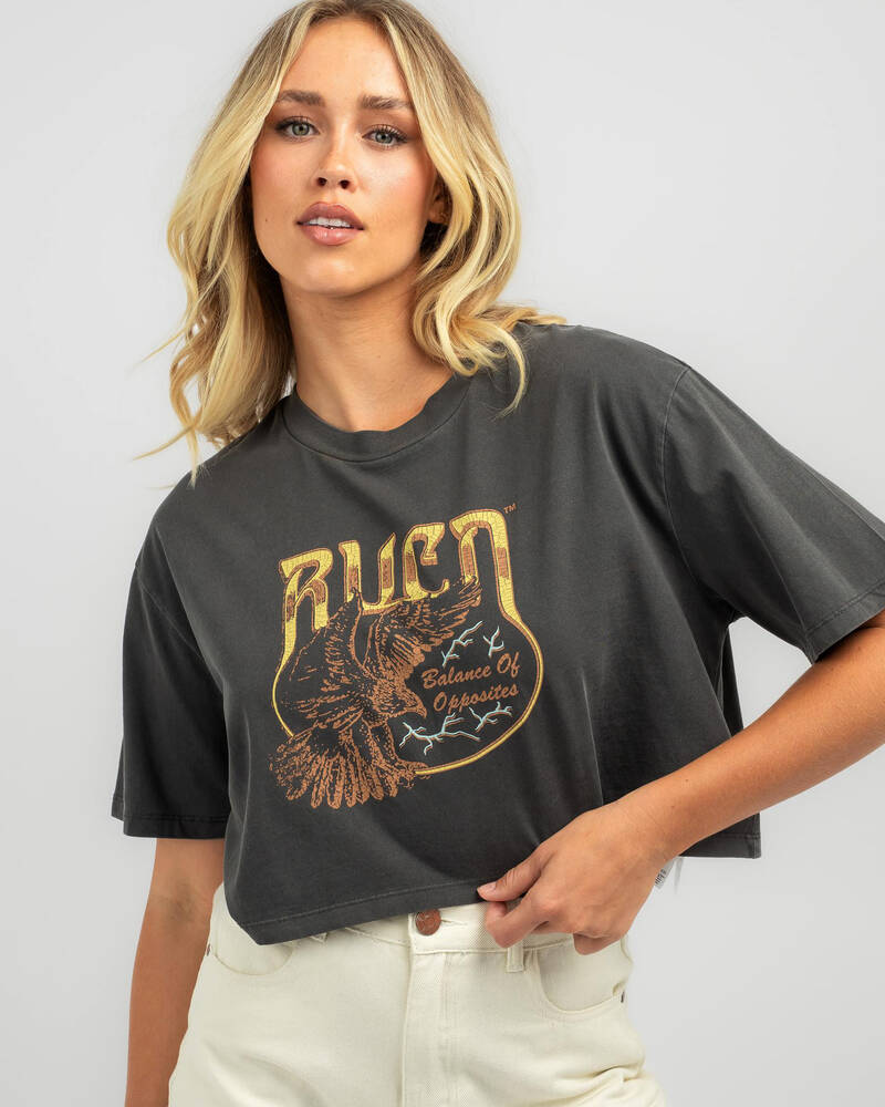 RVCA Eagle Half T-Shirt for Womens