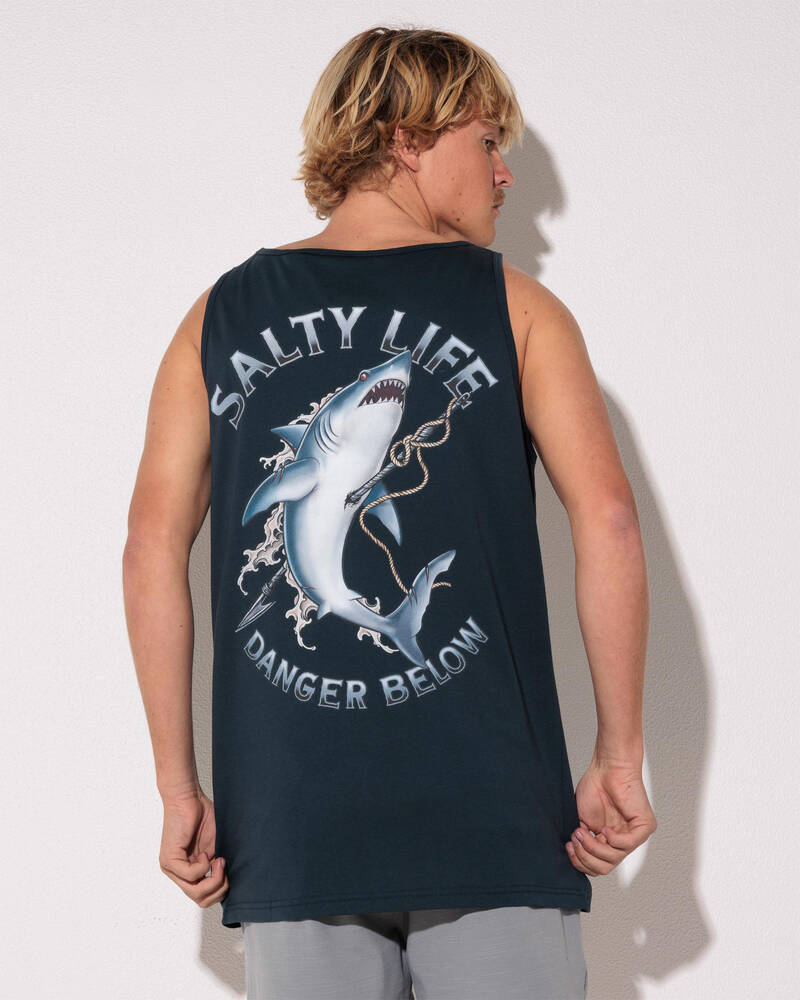 Salty Life Ocean's Wrath Singlet for Mens