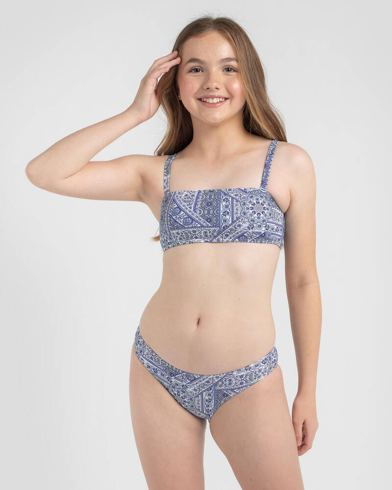 Kaiami Girls' Aurelia Bandeau Bikini Set for Womens