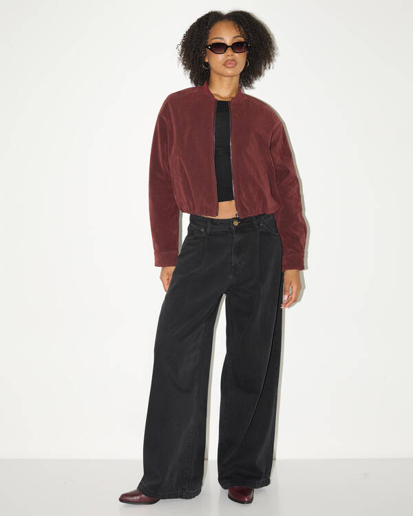 Ava And Ever Dallas Faux Suede Jacket for Womens