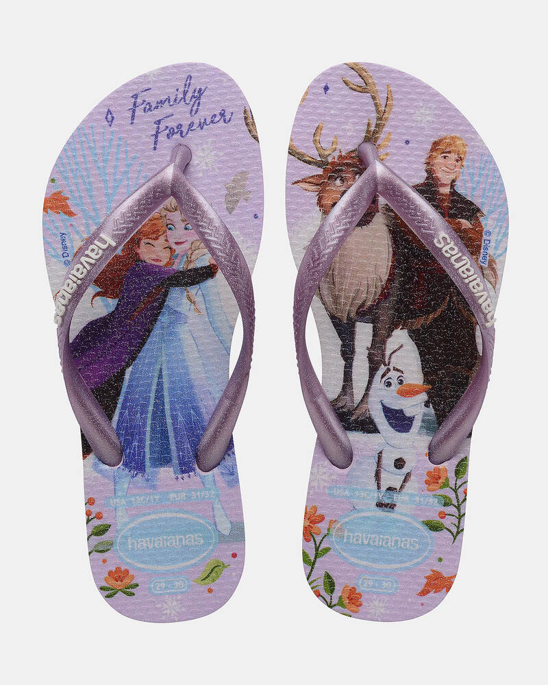 Havaianas Kids' Slim Princess Frozen Thongs for Womens