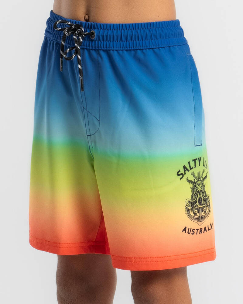 Salty Life Boys' Meld Elastic Waist Shorts for Mens
