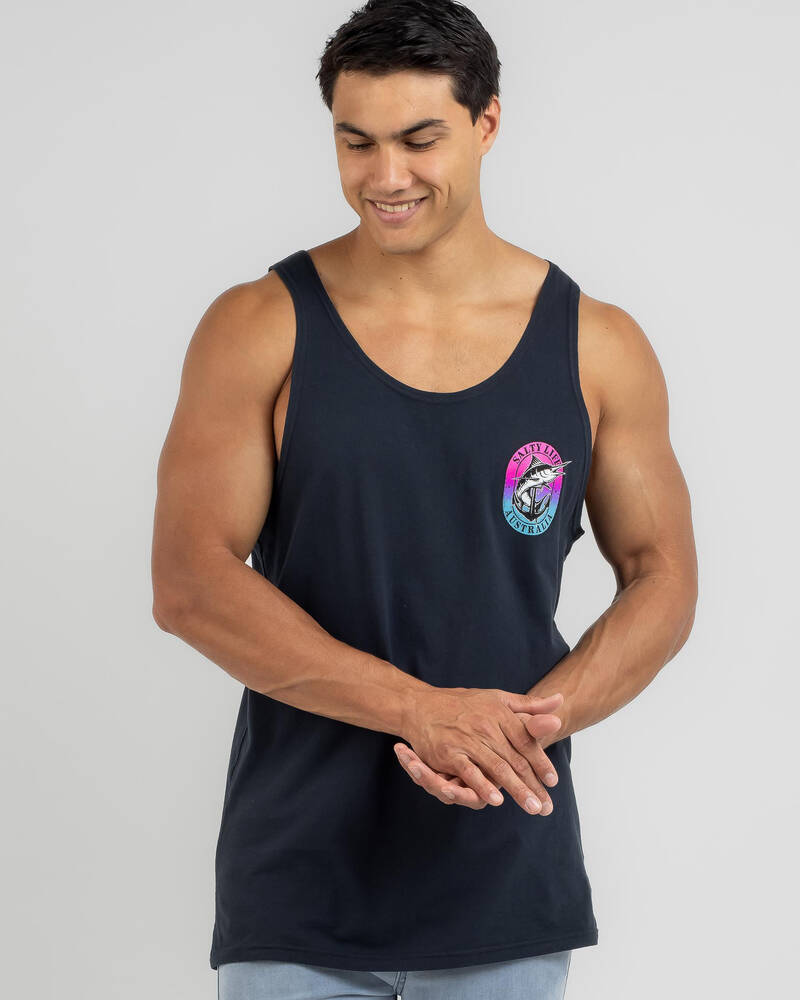 Salty Life Cheers Singlet for Mens