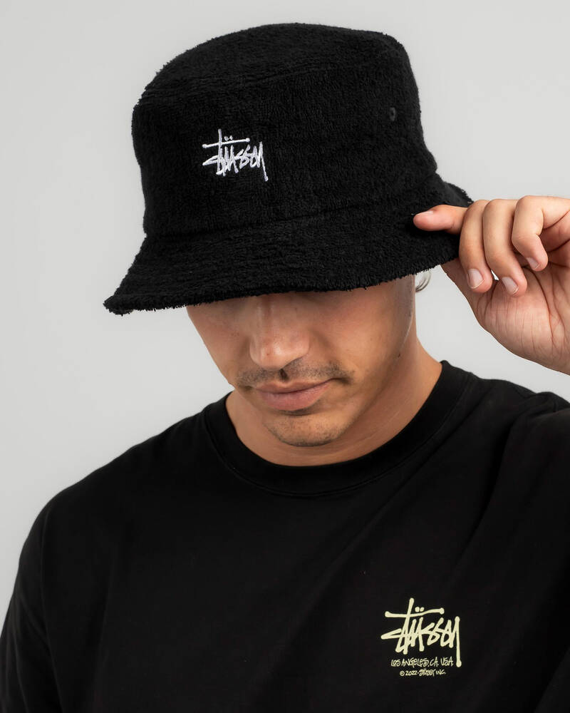 Stussy Graffiti Terry Bucket Hat for Mens