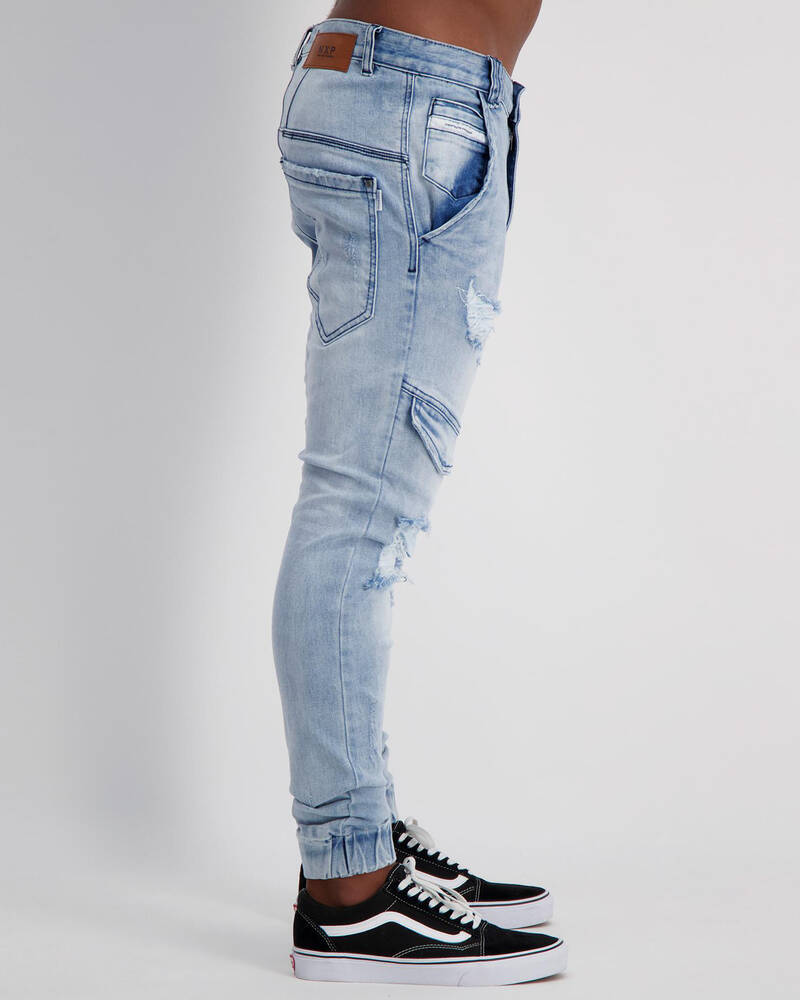 Nena & Pasadena Flight Elastic Ankle Jeans for Mens