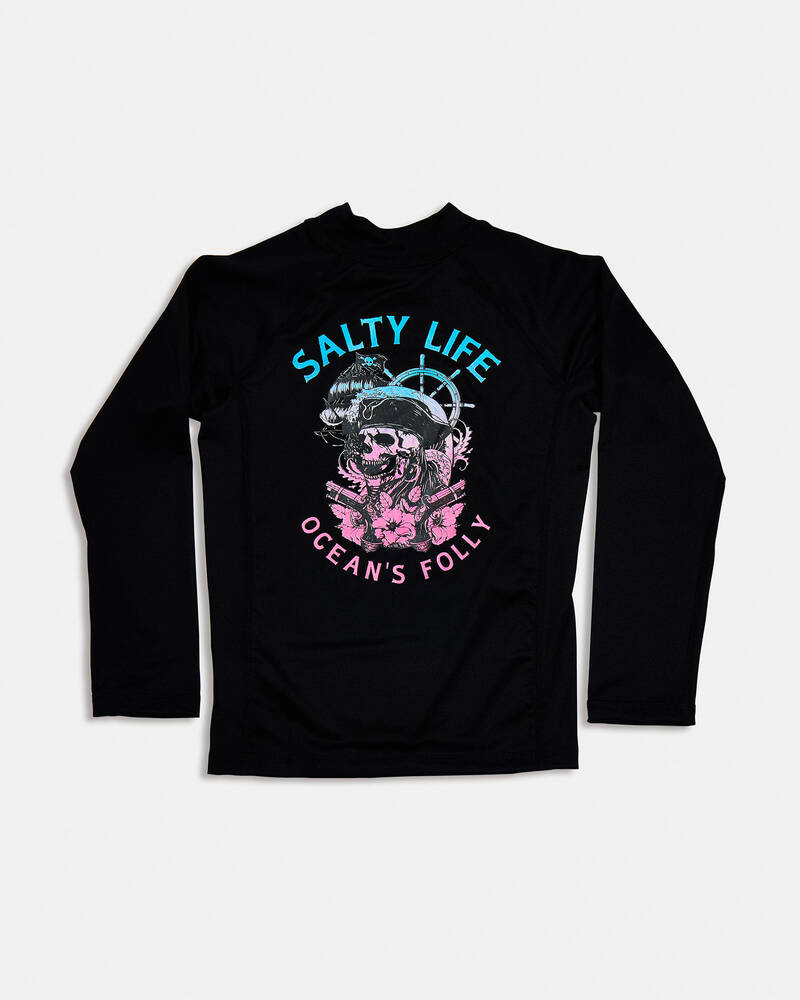 Salty Life Toddlers' Sea Tales Long Sleeve Rash Vest for Mens