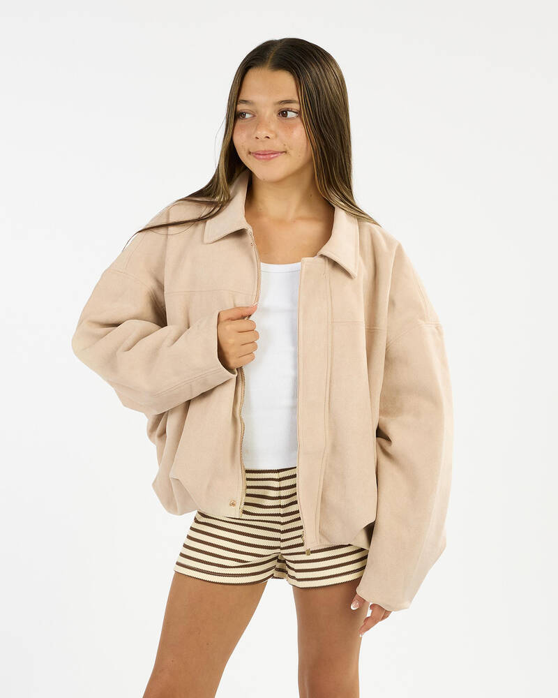Ava And Ever Girls' Floyd Faux Suede Jacket for Womens