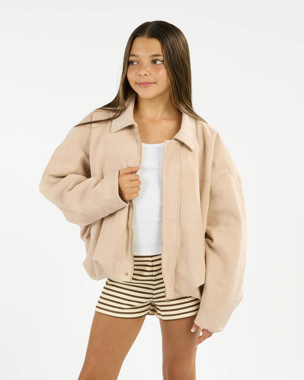 Girls' Floyd Faux Suede Jacket