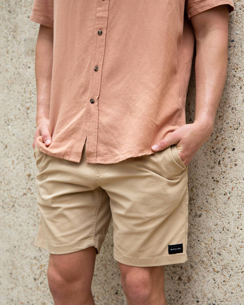 Rip Curl Re-Entry Elastic Waist Walk Shorts for Mens