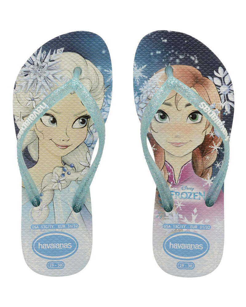 Havaianas Kid's Disney Frozen Slim Thongs for Womens