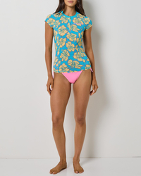 Billabong Tropic Shift Pointbreak Cap Sleeve Rash Vest for Womens image number null