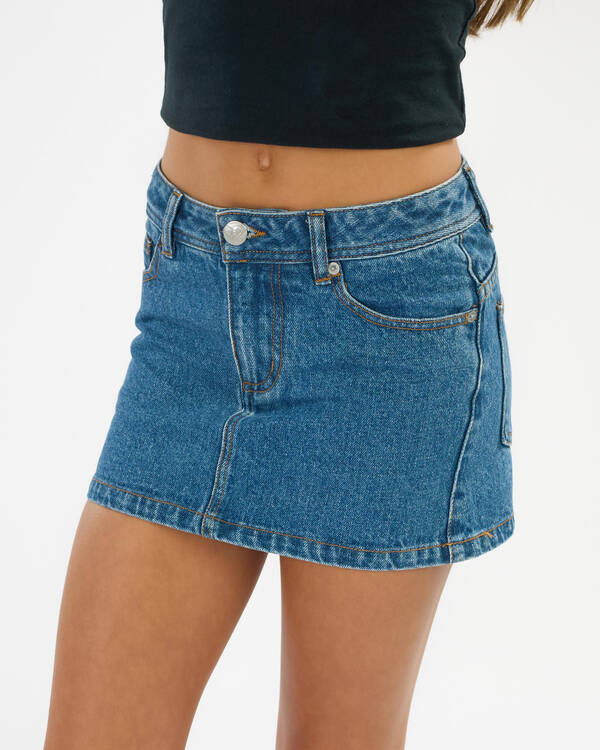 Roxy Girls' Backslider Denim Skirt for Womens