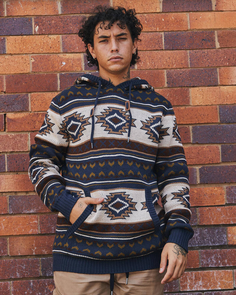 Lucid Dawn Knit Hoodie for Mens