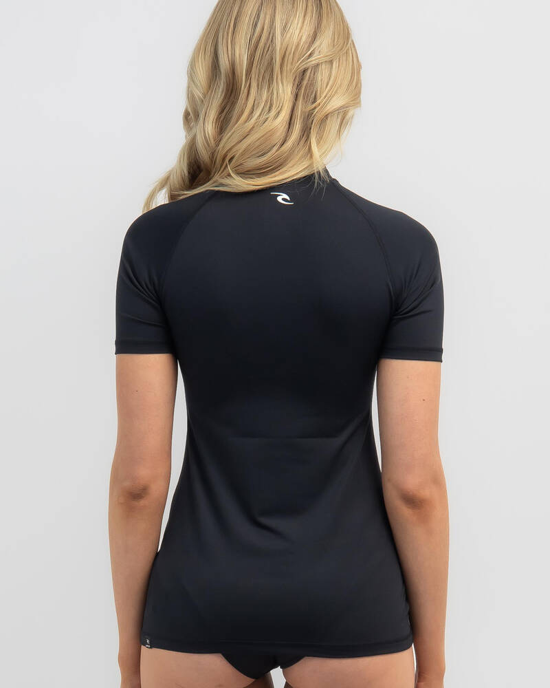 Rip Curl Classic Surf Short Sleeve UPF Rash Vest for Womens