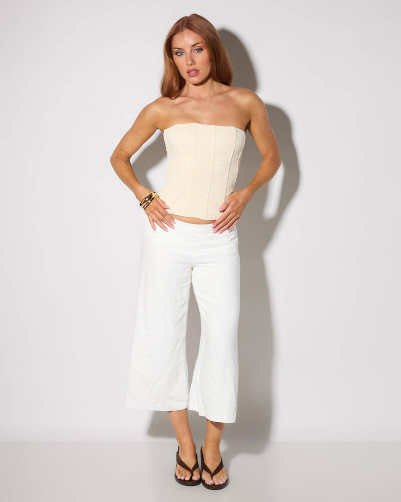 Ava And Ever Meli Lace Corset Top for Womens